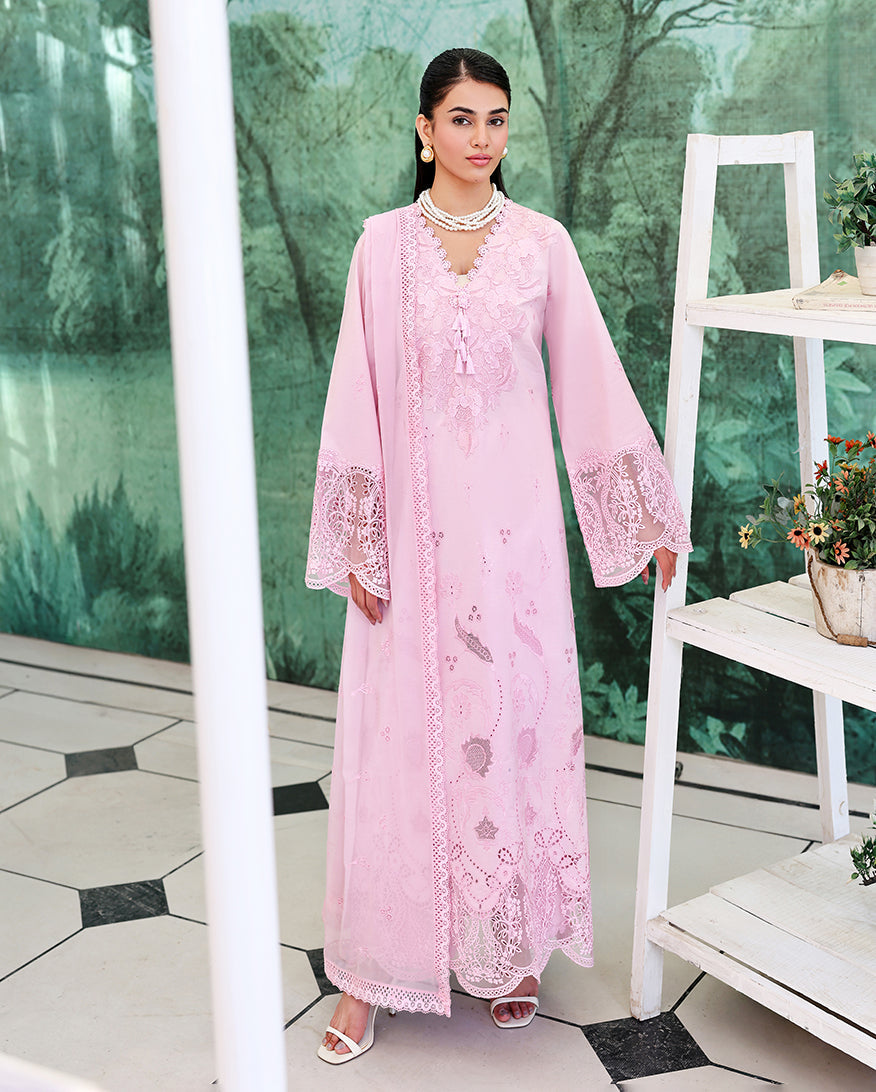 Roheenaz | Veil of Summer Chikankari | Aurora Light - by Libasekhas UK - Registered Vendor of : Roheenaz - 100% Original Designer Dress