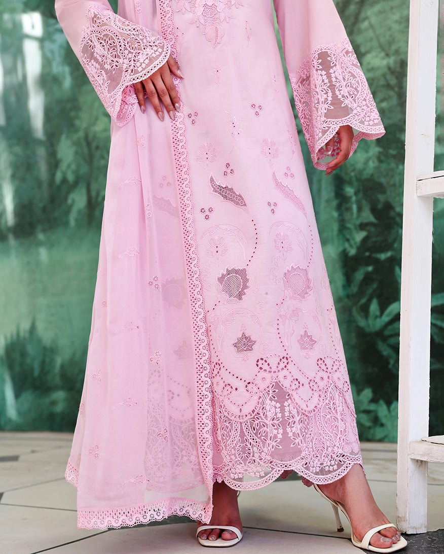 Roheenaz | Veil of Summer Chikankari | Aurora Light - by Libasekhas UK - Registered Vendor of : Roheenaz - 100% Original Designer Dress