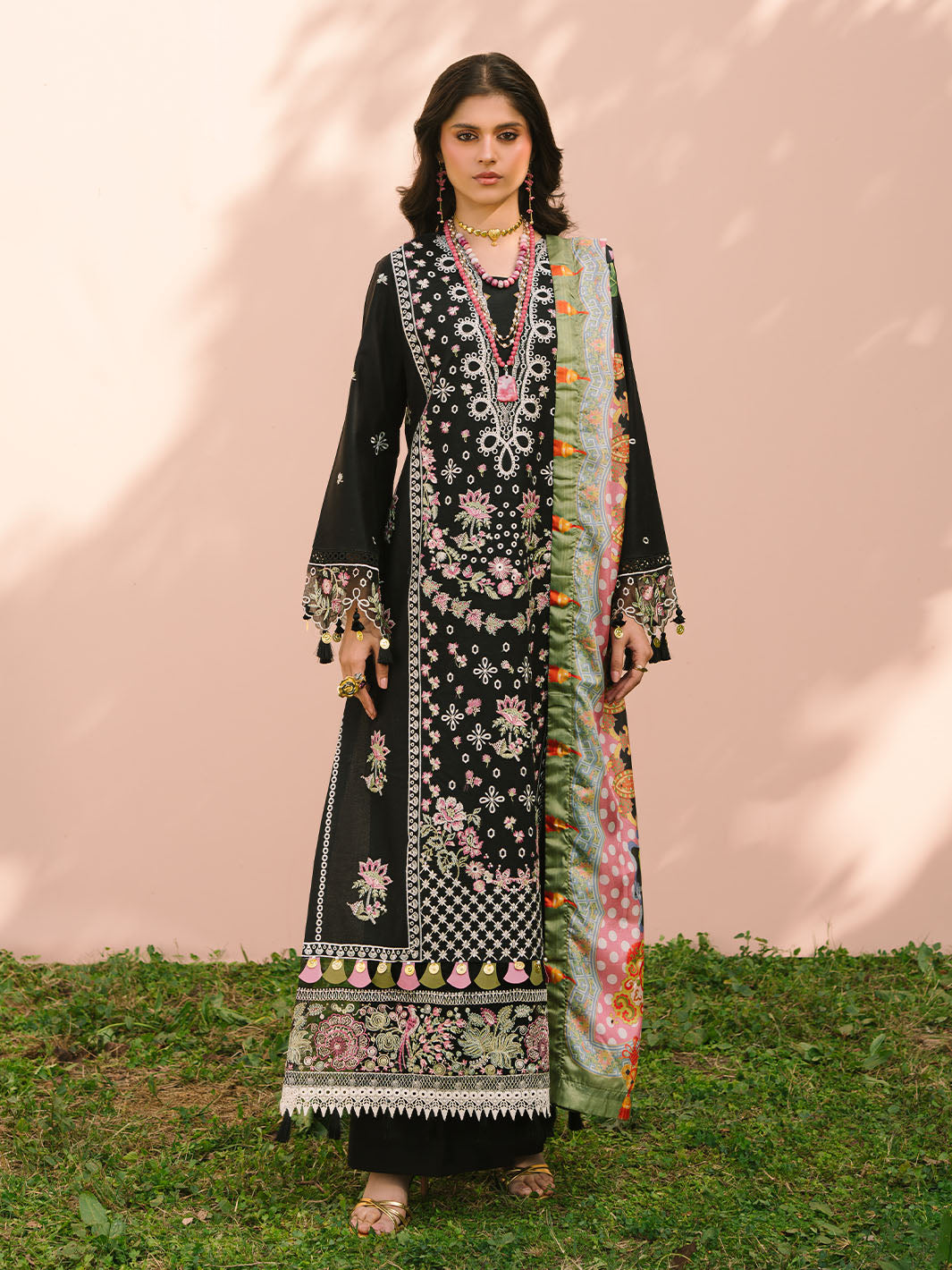 Mahnur | Dahlia Luxury Lawn 25 | Aurora - by - Libasekhas UK - Registered Vendor of : Mahnur - 100% Original Designer Dresss