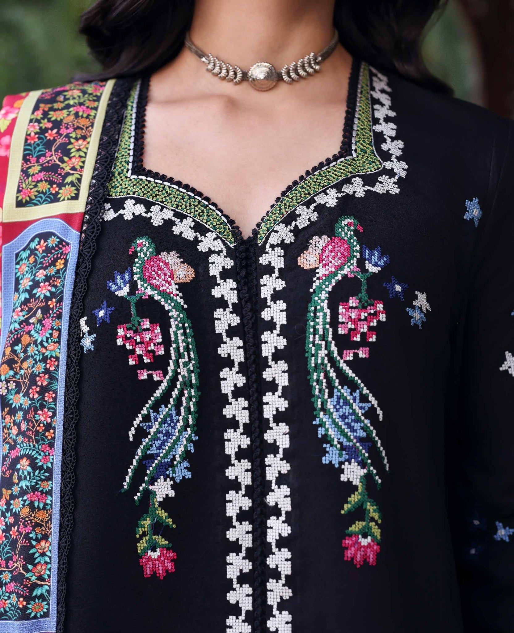 Republic Womenswear | Amaris Luxury Shawl 25 | Aveline - by Libasekhas UK - Registered Vendor of : Republic Womenswear - 100% Original Designer Dress