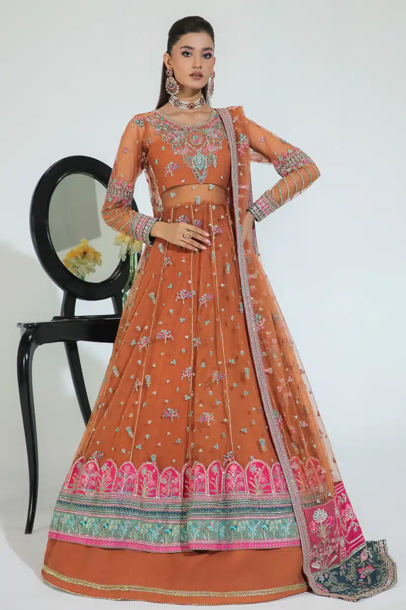 Avyana | Surmaya Wedding Formals 23 | Sunehri - by - Libasekhas UK - Registered Vendor of : Avyana - 100% Original Designer Dresss