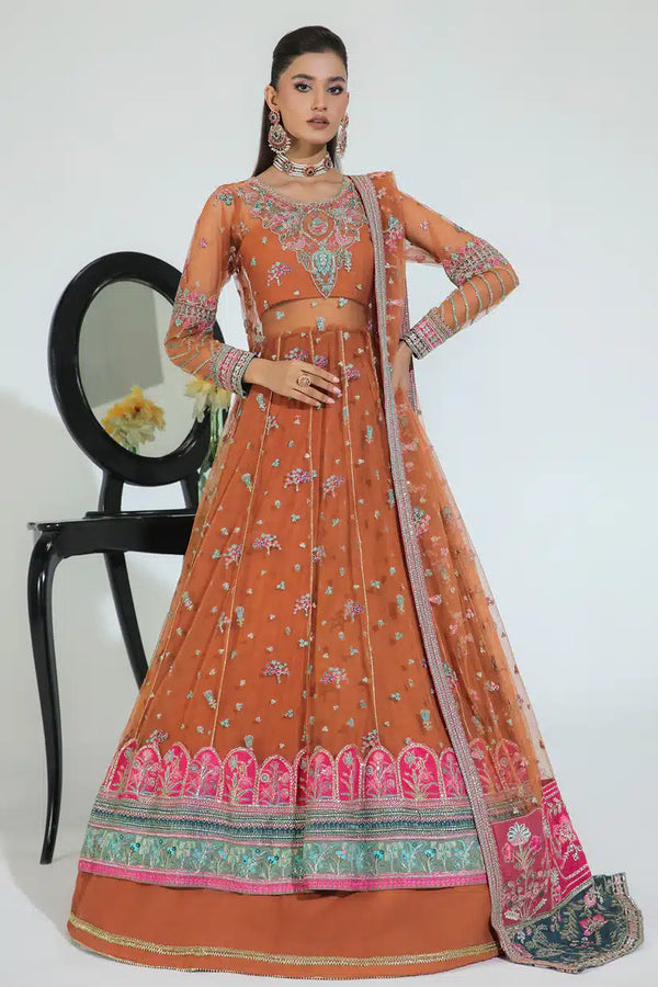 Avyana | Surmaya Wedding Formals 23 | Sunehri - by - Libasekhas UK - Registered Vendor of : Avyana - 100% Original Designer Dresss
