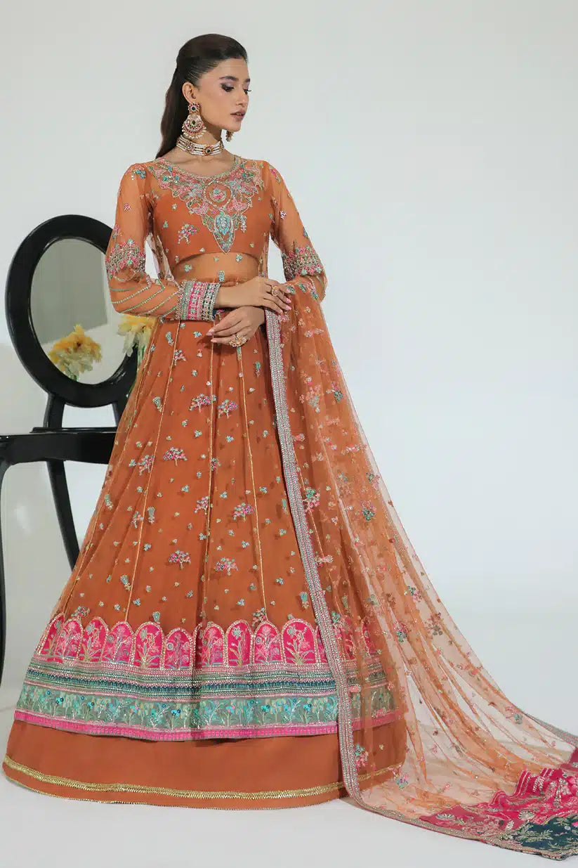 Avyana | Surmaya Wedding Formals 23 | Sunehri - by - Libasekhas UK - Registered Vendor of : Avyana - 100% Original Designer Dresss