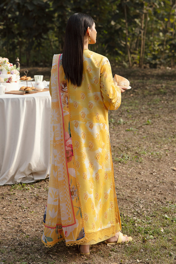 Afrozeh | Ayzel Summer Dream | DAFFODIL - by - Libasekhas UK - Registered Vendor of : Afrozeh - 100% Original Designer Dresss