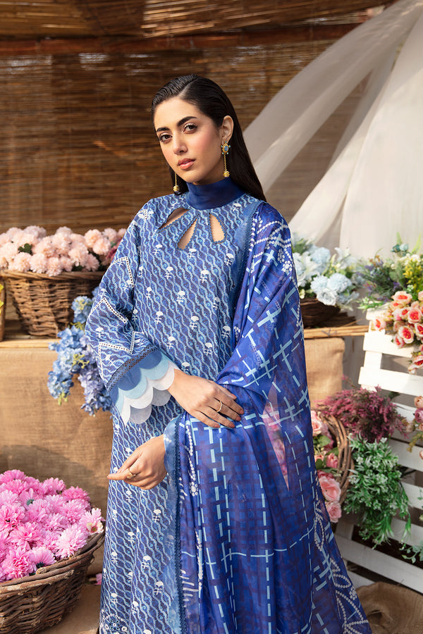 Afrozeh | Ayzel Summer Dream | LAZULI - by - Libasekhas UK - Registered Vendor of : Afrozeh - 100% Original Designer Dresss