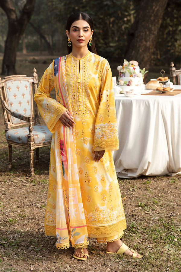 Afrozeh | Ayzel Summer Dream | DAFFODIL - by - Libasekhas UK - Registered Vendor of : Afrozeh - 100% Original Designer Dresss