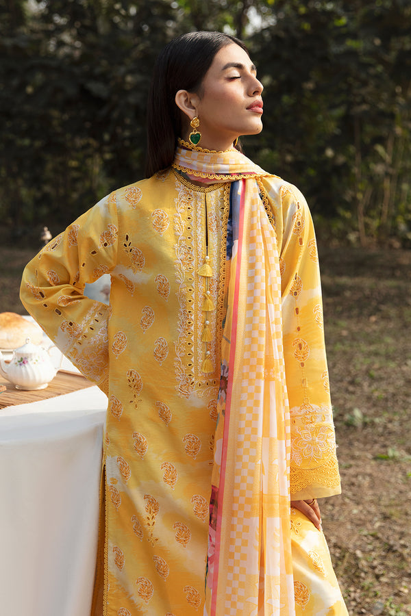 Afrozeh | Ayzel Summer Dream | DAFFODIL - by - Libasekhas UK - Registered Vendor of : Afrozeh - 100% Original Designer Dresss