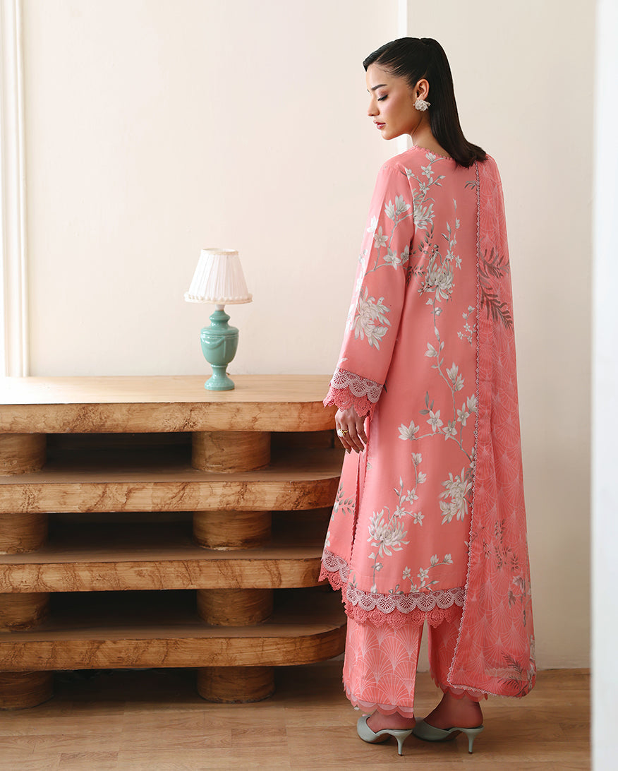 Roheenaz | Eclat Garden Printed Lawn | Azalea Grace - by Libasekhas UK - Registered Vendor of : Roheenaz - 100% Original Designer Dress