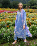Mushq | Hemline the Secret Garden | Azure Bloom - by Libasekhas UK - Registered Vendor of : Mushq - 100% Original Designer Dress
