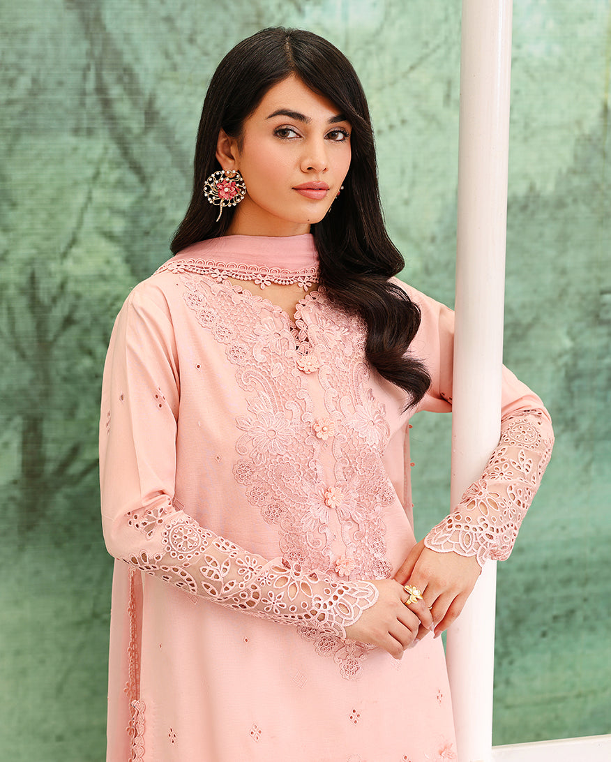 Roheenaz | Veil of Summer Chikankari | Azure Elan - by Libasekhas UK - Registered Vendor of : Roheenaz - 100% Original Designer Dress