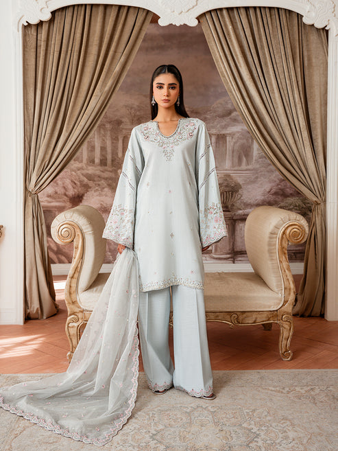 Epoque | Elysia Luxury Pret | Azure - by Libasekhas UK - Registered Vendor of : Epoque - 100% Original Designer Dress