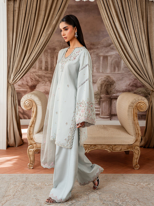 Epoque | Elysia Luxury Pret | Azure - by Libasekhas UK - Registered Vendor of : Epoque - 100% Original Designer Dress