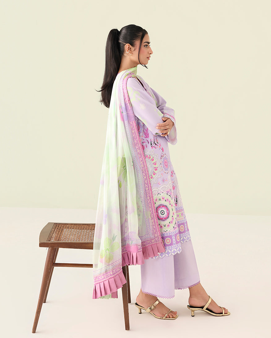 Roheenaz | Rosette Lawn | Azure days - by Libasekhas UK - Registered Vendor of : Roheenaz - 100% Original Designer Dress