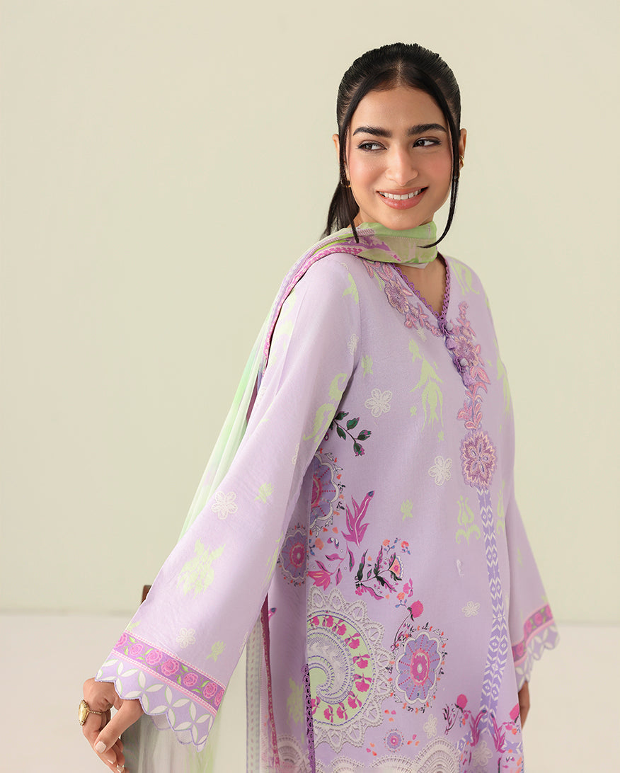 Roheenaz | Rosette Lawn | Azure days - by Libasekhas UK - Registered Vendor of : Roheenaz - 100% Original Designer Dress