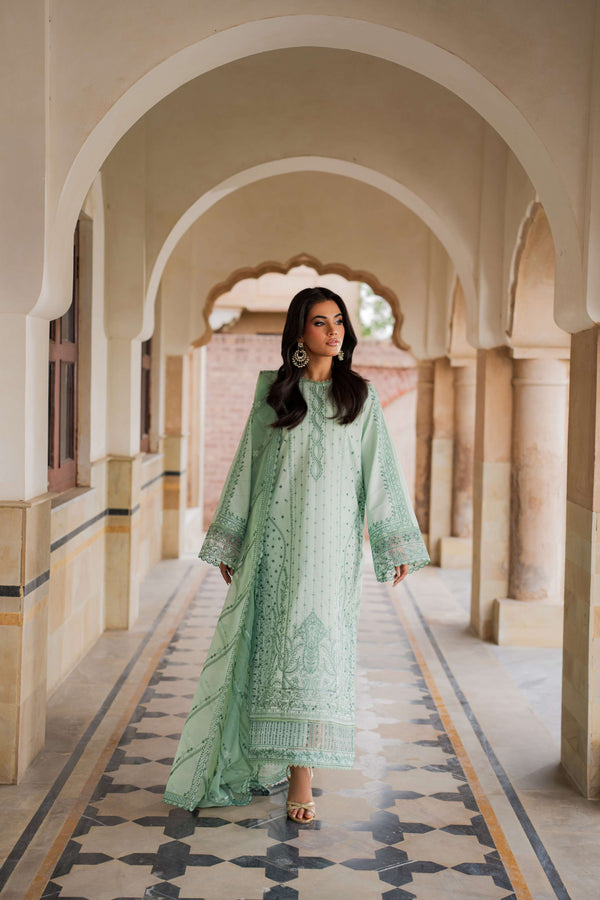 Azzal | Lawn 25 | LIME - by Libasekhas UK - Registered Vendor of : Azzal - 100% Original Designer Dress