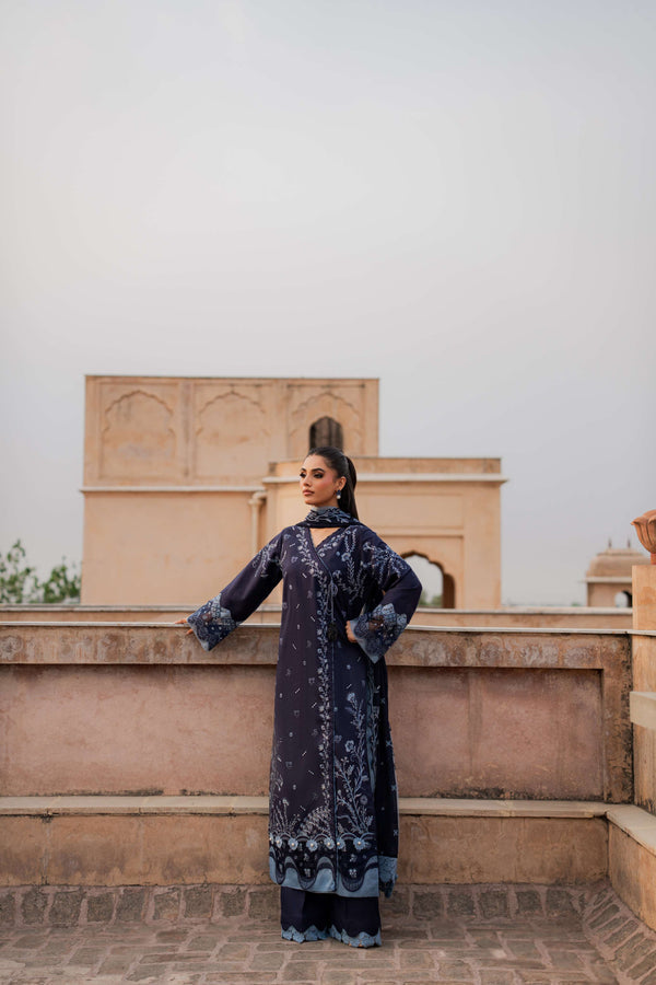 Azzal | Lawn 25 | MOONLIGHT - by Libasekhas UK - Registered Vendor of : Azzal - 100% Original Designer Dress