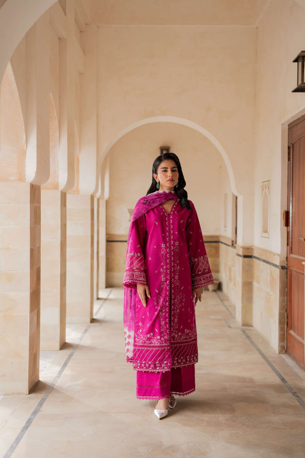 Azzal | Lawn 25 | ORCHID - by Libasekhas UK - Registered Vendor of : Azzal - 100% Original Designer Dress
