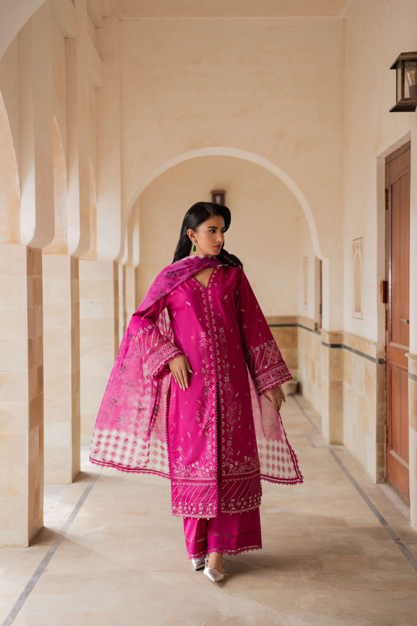 Azzal | Lawn 25 | ORCHID - by Libasekhas UK - Registered Vendor of : Azzal - 100% Original Designer Dress