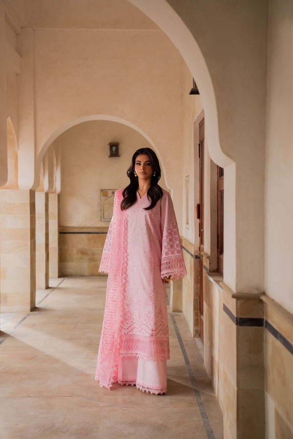 Azzal | Lawn 25 | CORAL - by Libasekhas UK - Registered Vendor of : Azzal - 100% Original Designer Dress