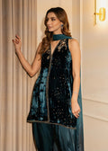 Mahum Asad | Voila Velvets | Sapphire - by - Libasekhas UK - Registered Vendor of : Mahum Asad - 100% Original Designer Dresss