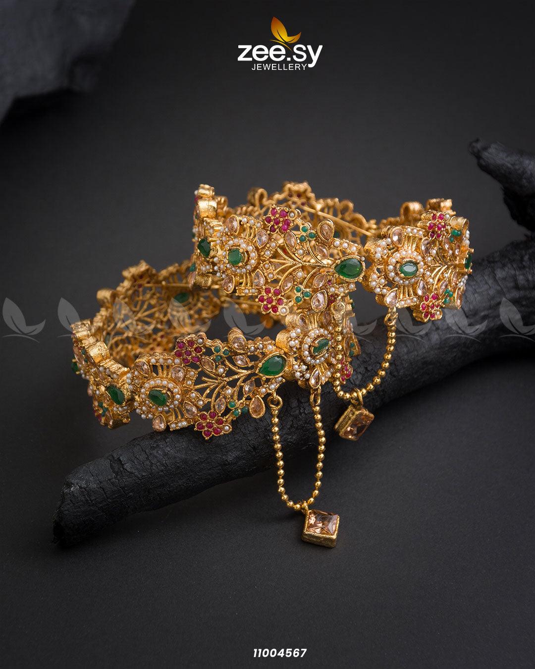 Bangles-0340 - by - Libasekhas UK - Registered Vendor of : Zeesy - 100% Original Designer Dresss