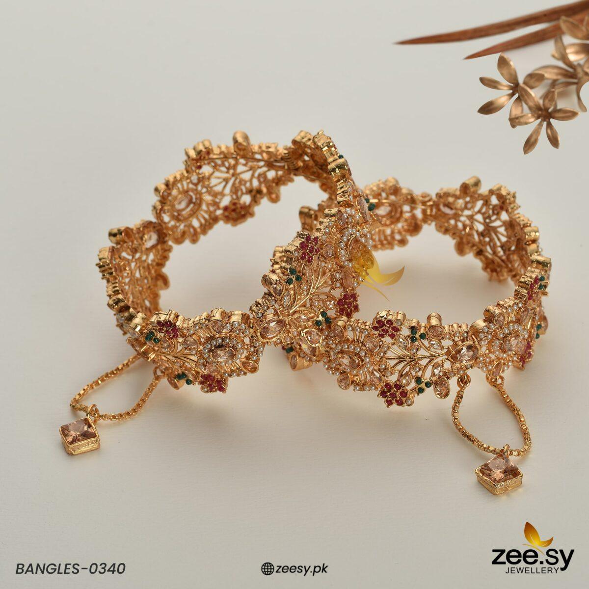 Bangles-0340 - by - Libasekhas UK - Registered Vendor of : Zeesy - 100% Original Designer Dresss