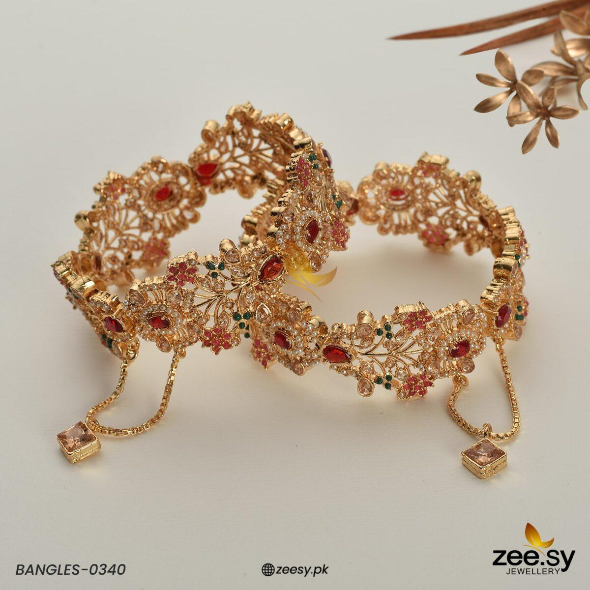 Bangles-0340 - by - Libasekhas UK - Registered Vendor of : Zeesy - 100% Original Designer Dresss