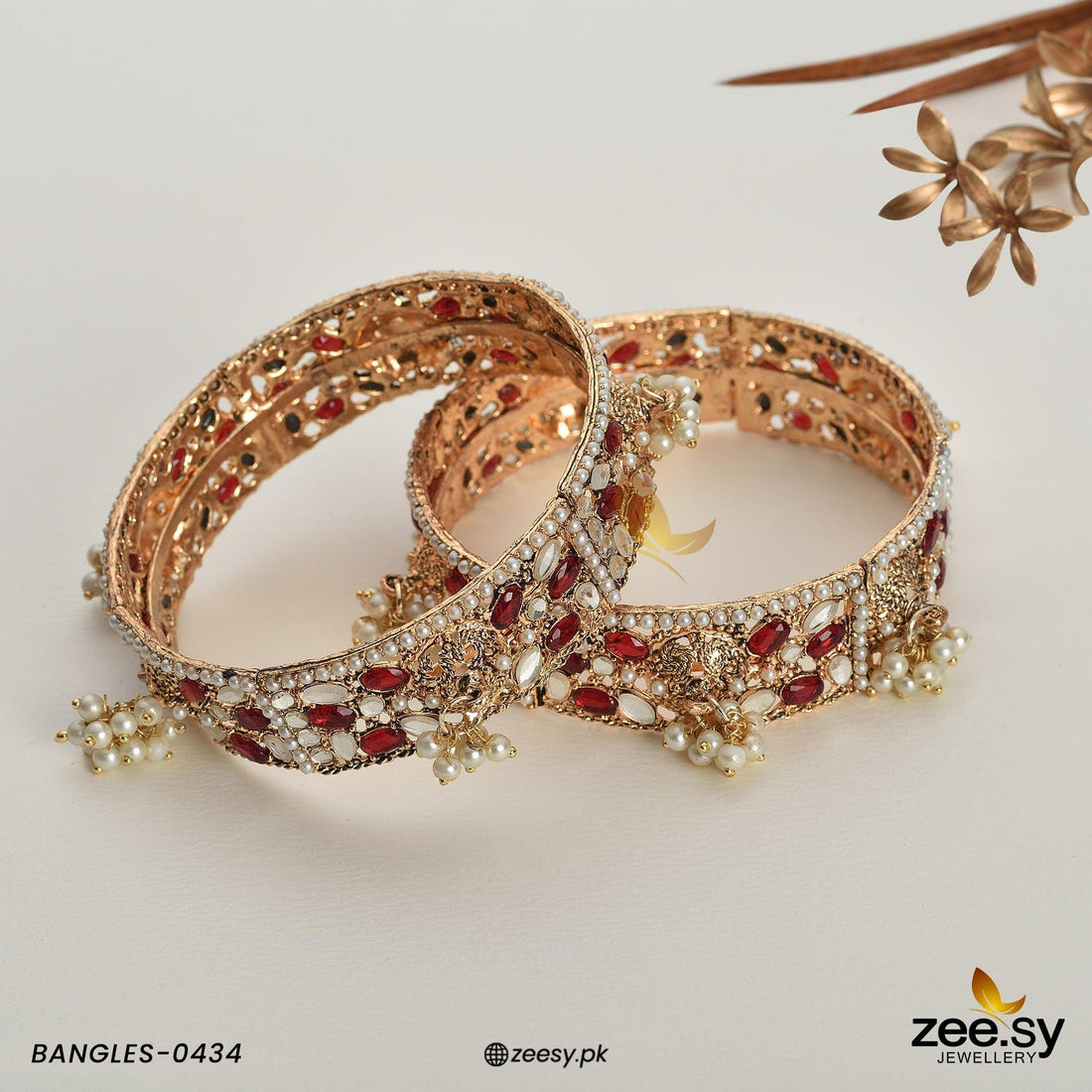 Bangles-0434 - by - Libasekhas UK - Registered Vendor of : Zeesy - 100% Original Designer Dresss
