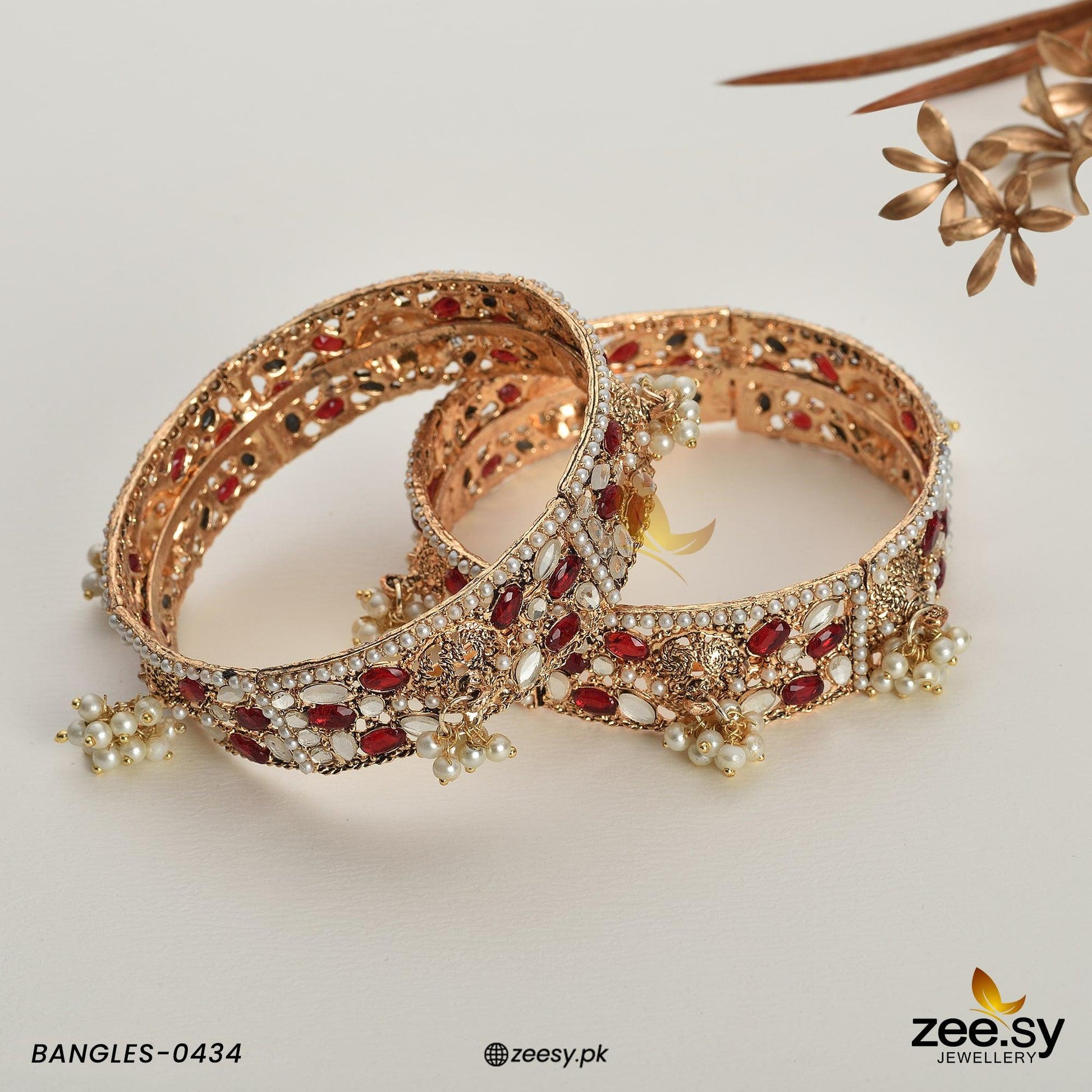 Bangles-0434 - by - Libasekhas UK - Registered Vendor of : Zeesy - 100% Original Designer Dresss