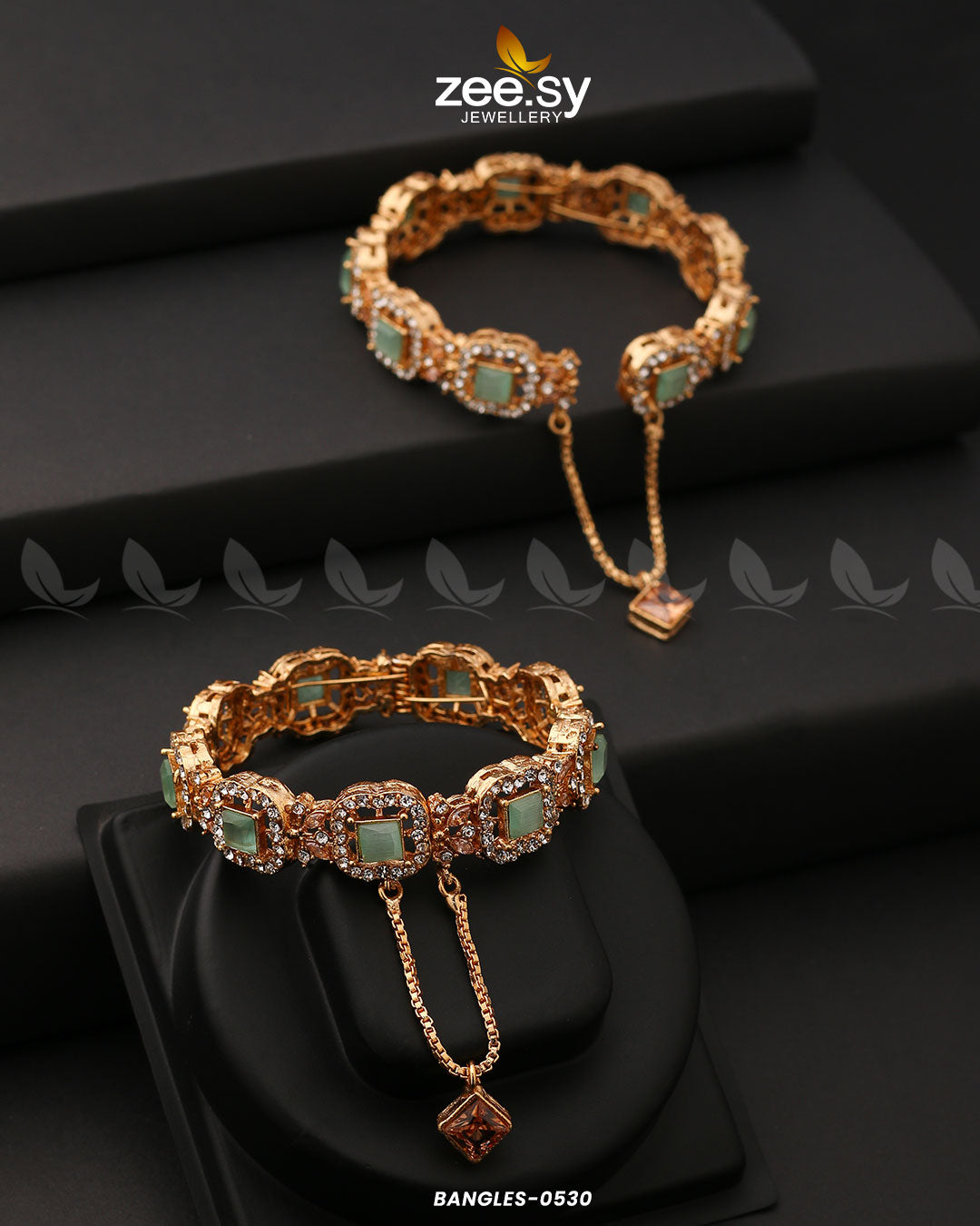 Bangles-0530 - by - Libasekhas UK - Registered Vendor of : Zeesy - 100% Original Designer Dresss
