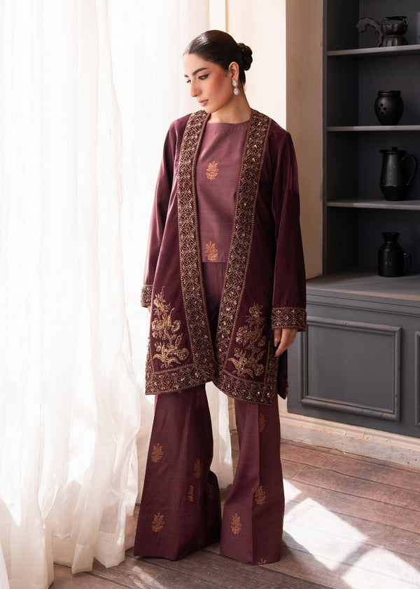 Fozia Khalid | The Velvet Rise 25 | OPAL MIST - by Libasekhas UK - Registered Vendor of : Fozia Khalid - 100% Original Designer Dress