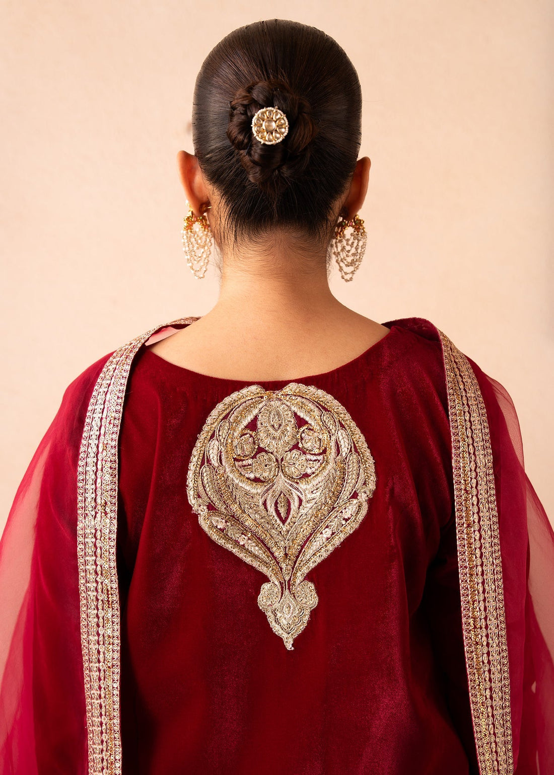 Fozia Khalid | The Velvet Rise 25 | ROSE EMBER - by Libasekhas UK - Registered Vendor of : Fozia Khalid - 100% Original Designer Dress