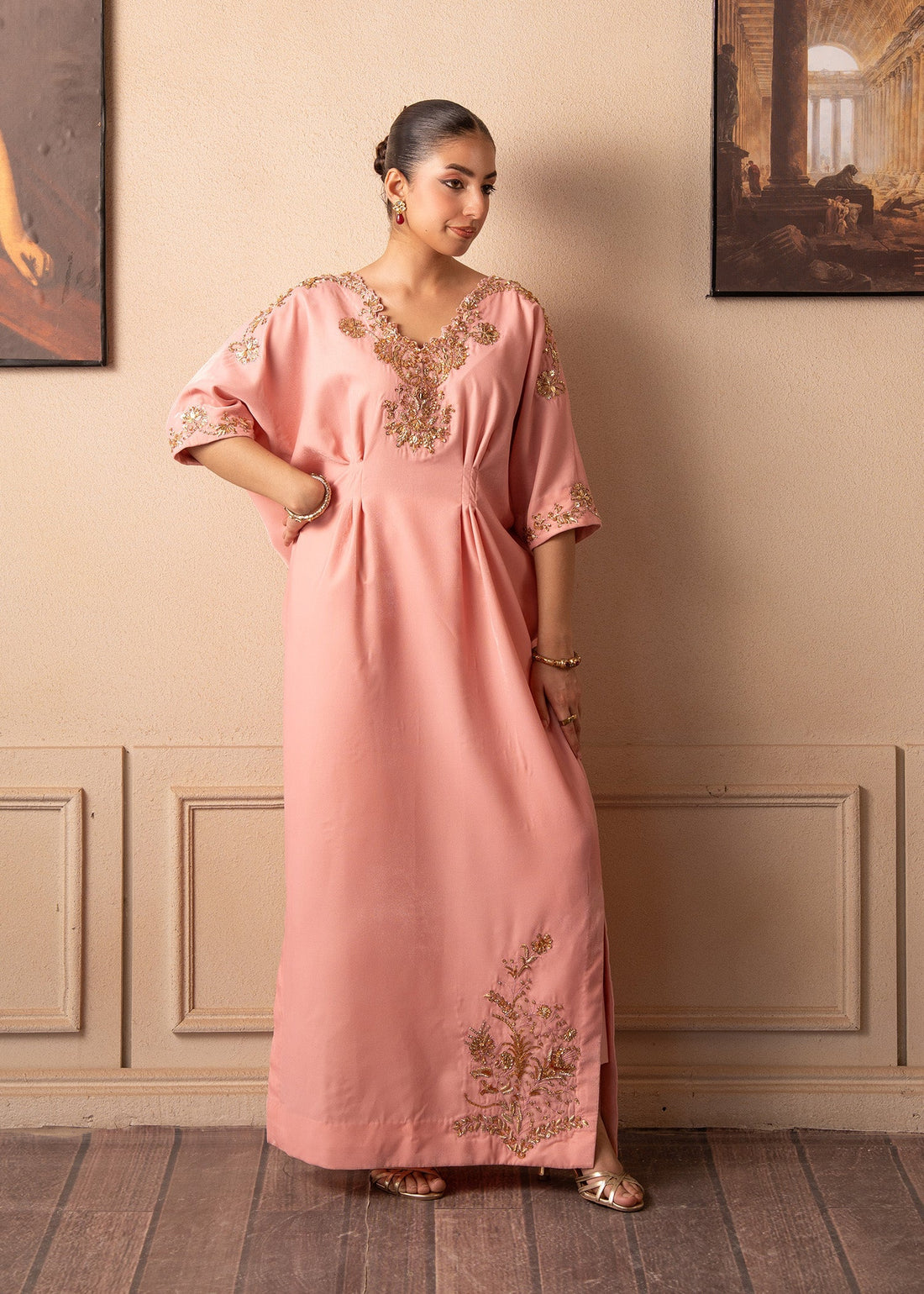 Fozia Khalid | The Velvet Rise 25 | BLUSH AURA - by Libasekhas UK - Registered Vendor of : Fozia Khalid - 100% Original Designer Dress
