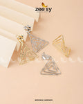 Begonia Earrings - by - Libasekhas UK - Registered Vendor of : Zeesy - 100% Original Designer Dresss