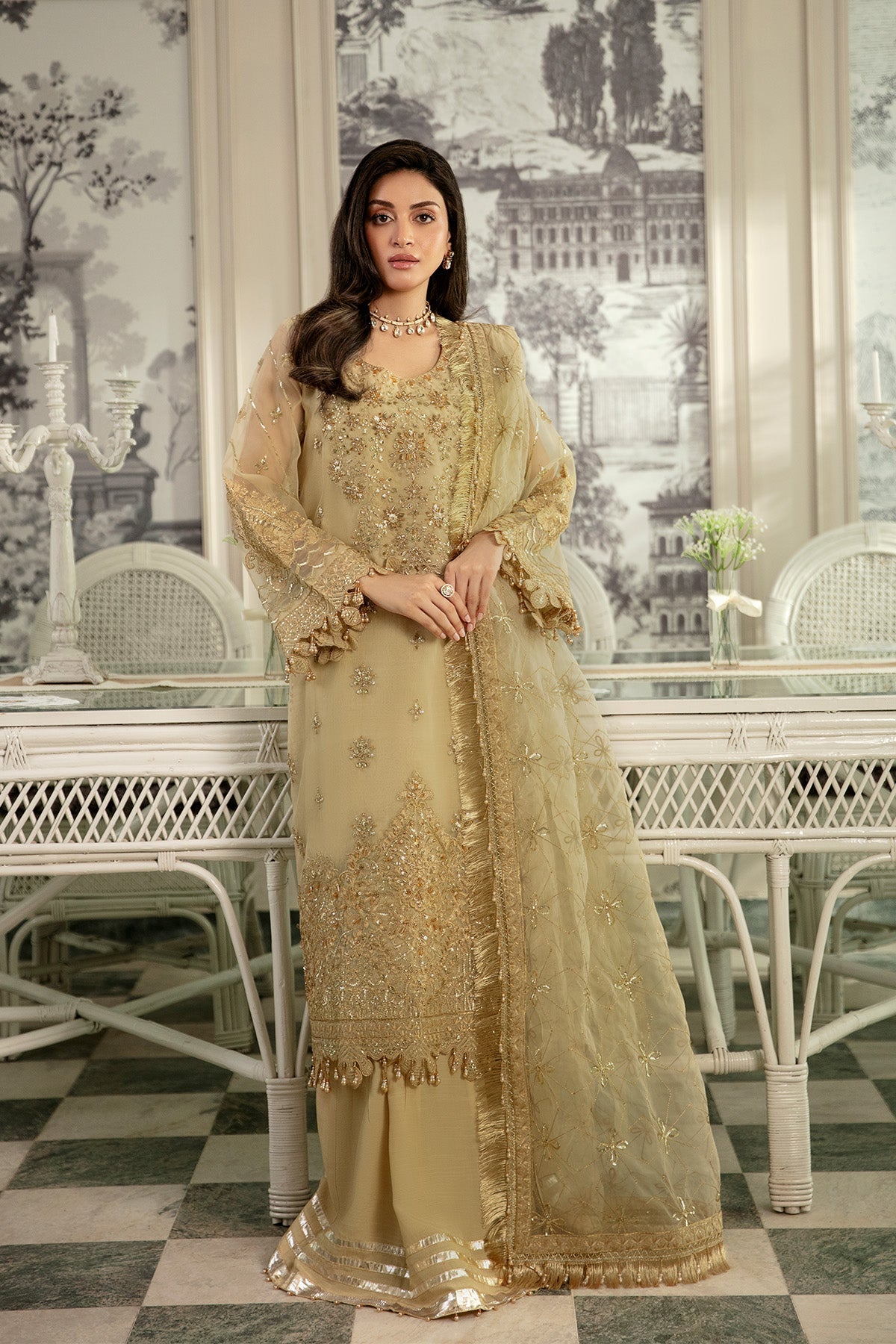 Raeesa Premium | Dehleez Formals | Dl 1036 - by Libasekhas UK - Registered Vendor of : Raeesa Premium - 100% Original Designer Dress
