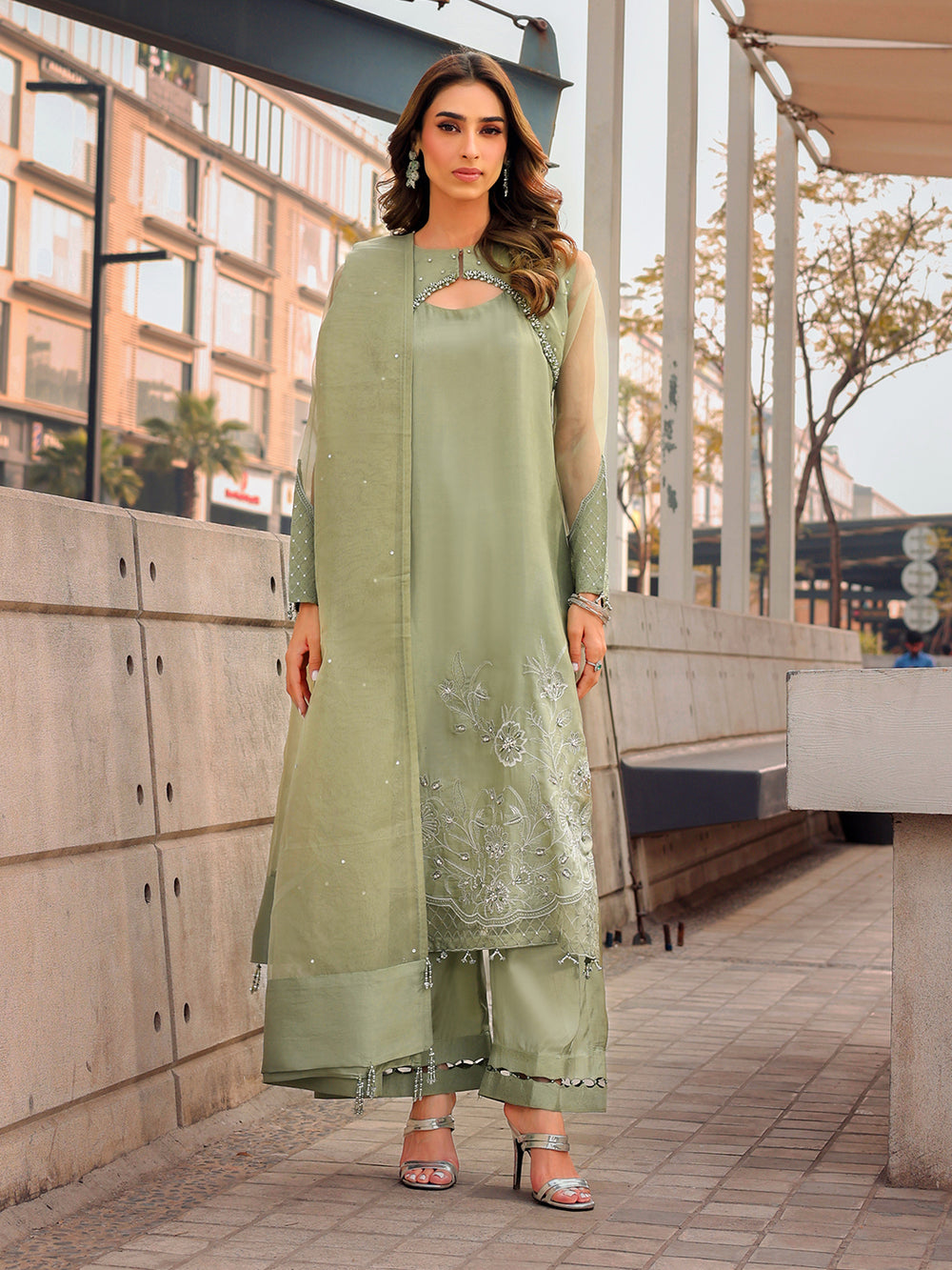 Ain | Raya Luxury Formals | AN-170 BERYL - by Libasekhas UK - Registered Vendor of : Ain - 100% Original Designer Dress