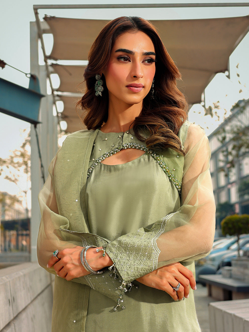 Ain | Raya Luxury Formals | AN-170 BERYL - by Libasekhas UK - Registered Vendor of : Ain - 100% Original Designer Dress