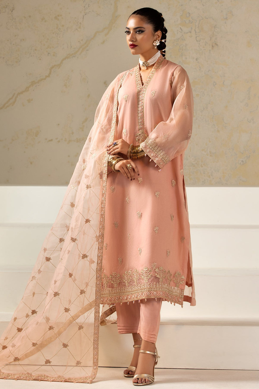 Charizma | Festive Pret | CMA-4-020 - by - Libasekhas UK - Registered Vendor of : Charizma - 100% Original Designer Dresss