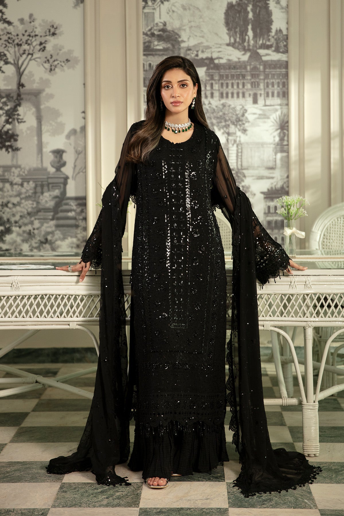 Raeesa Premium | Dehleez Formals | Dl 1035 - by Libasekhas UK - Registered Vendor of : Raeesa Premium - 100% Original Designer Dress