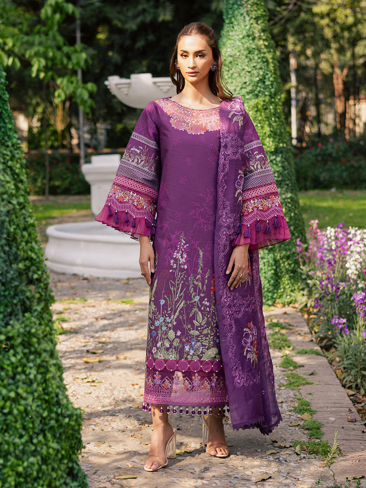 Parishay | IVY Bloom V2 Lawn | BLOOM-07 - by - Libasekhas UK - Registered Vendor of : Parishay - 100% Original Designer Dresss