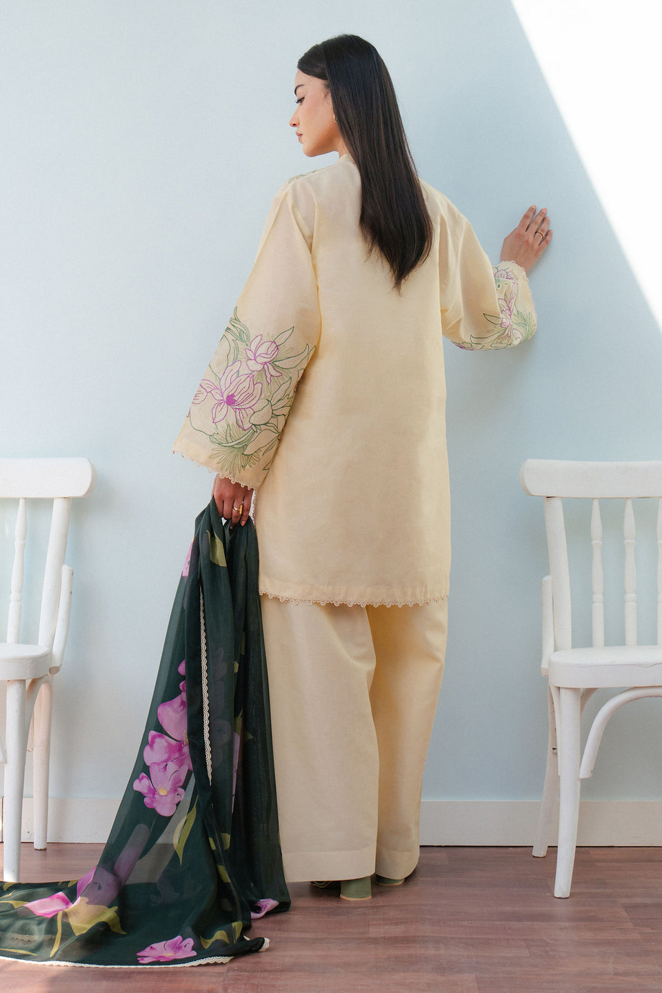 Zara Shahjahan | Coco Lawn 25 | BLOOM-1B - by - Libasekhas UK - Registered Vendor of : Zara Shahjahan - 100% Original Designer Dresss