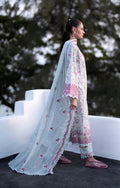 AJR Couture | Printakari Lawn 25 | Blush - by - Libasekhas UK - Registered Vendor of : AJR Couture - 100% Original Designer Dresss
