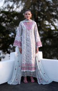 AJR Couture | Printakari Lawn 25 | Blush - by - Libasekhas UK - Registered Vendor of : AJR Couture - 100% Original Designer Dresss