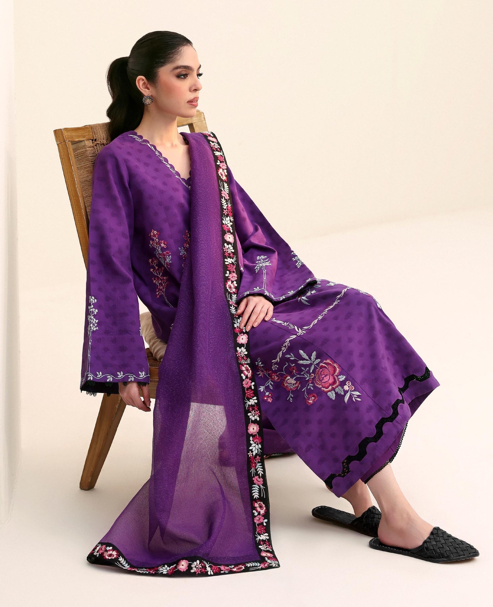 Republic Womenswear | Basics Pre Fall 25 | Violette - by Libasekhas UK - Registered Vendor of : Republic Womenswear - 100% Original Designer Dress