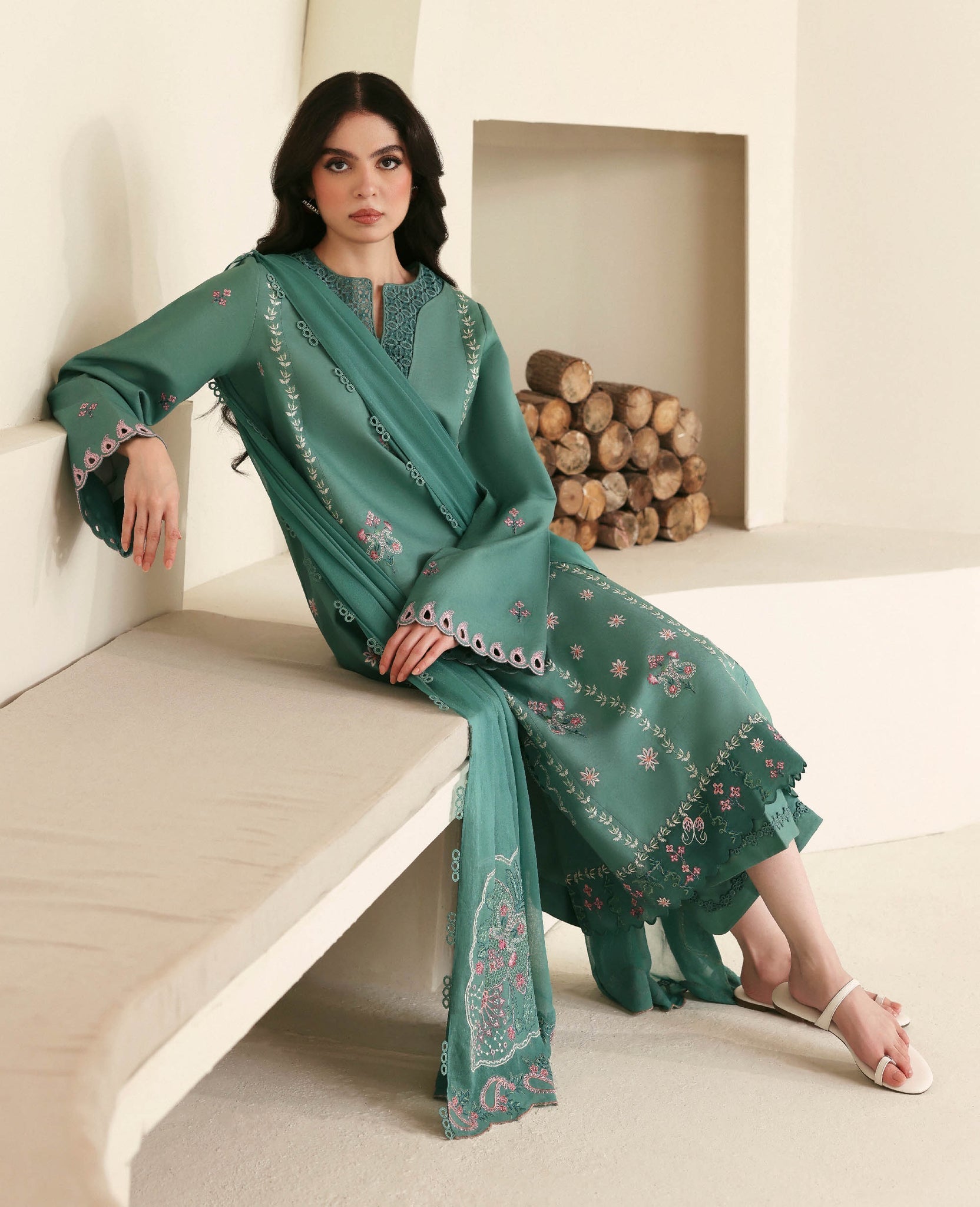 Republic Womenswear | Basics Pre Fall 25 | Solene - by Libasekhas UK - Registered Vendor of : Republic Womenswear - 100% Original Designer Dress