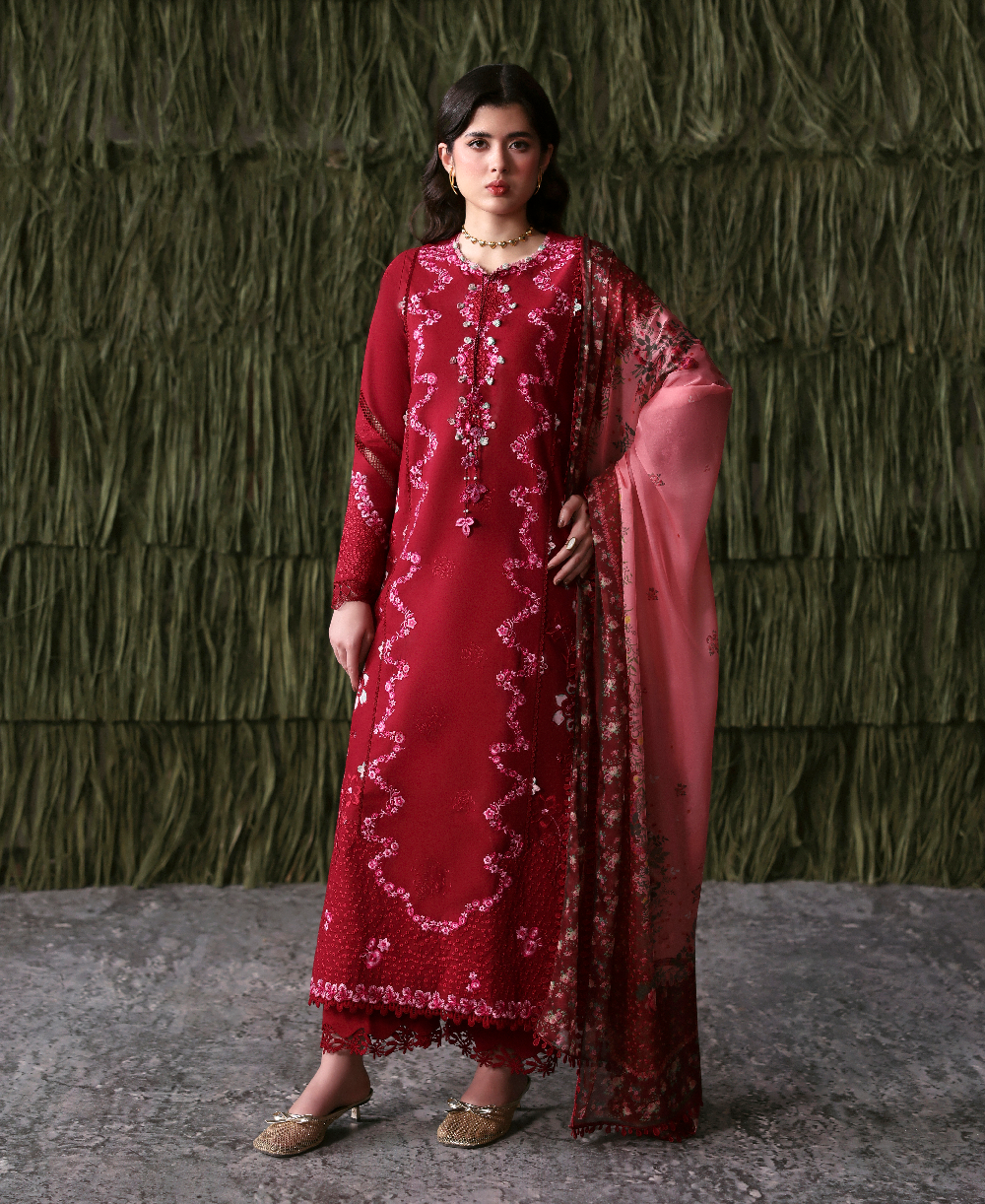 Republic Womenswear | Basics Pret | Dahlia Royale - by Libasekhas UK - Registered Vendor of : Republic Womenswear - 100% Original Designer Dress