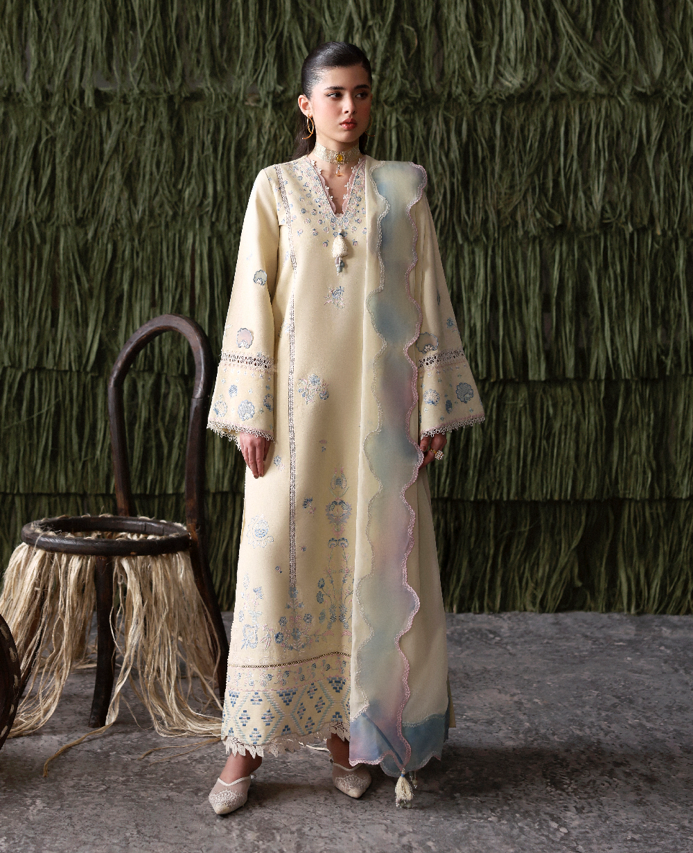 Republic Womenswear | Basics Pret | Sunlit Reverie - by Libasekhas UK - Registered Vendor of : Republic Womenswear - 100% Original Designer Dress