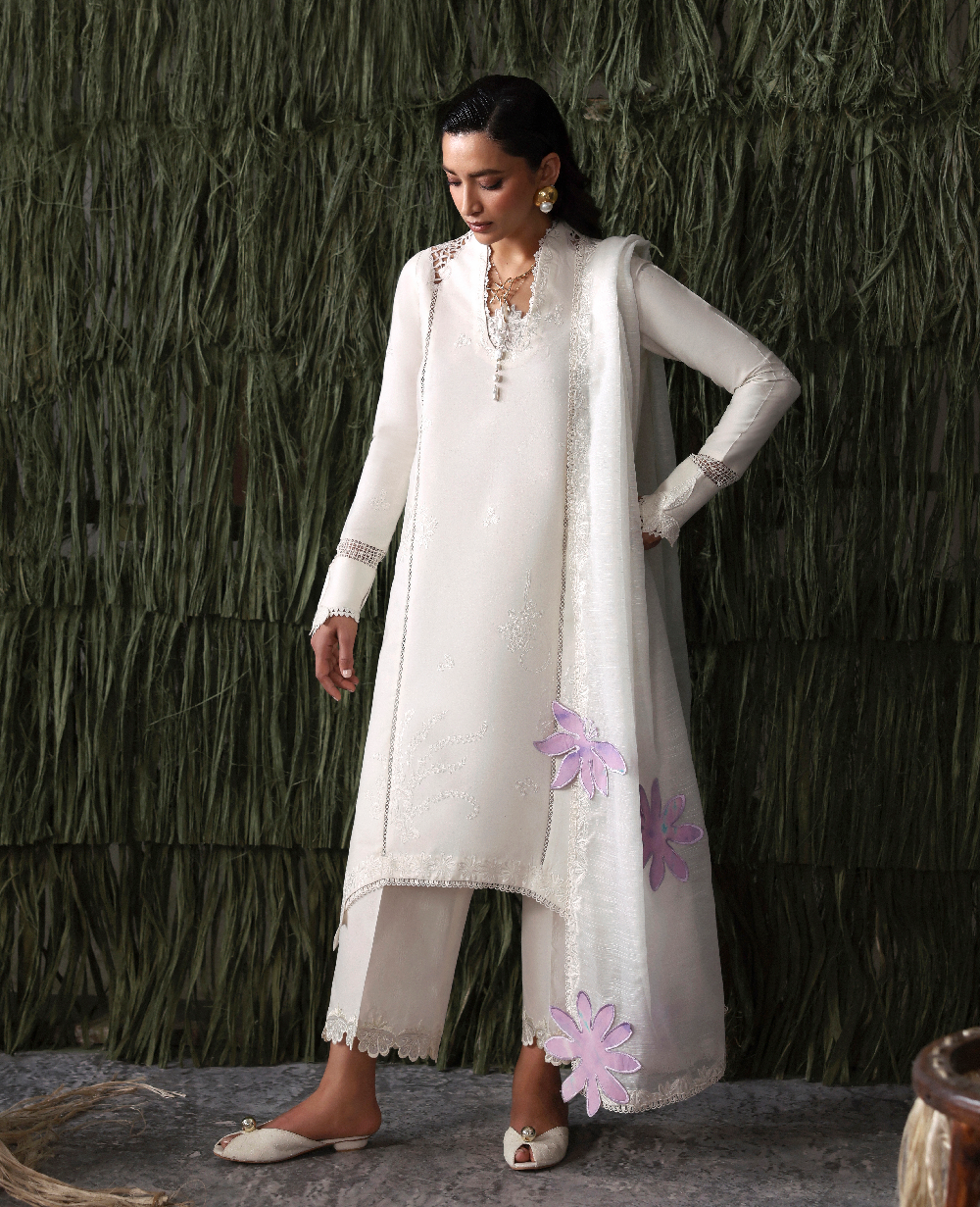 Republic Womenswear | Basics Pret | White Swan - by Libasekhas UK - Registered Vendor of : Republic Womenswear - 100% Original Designer Dress