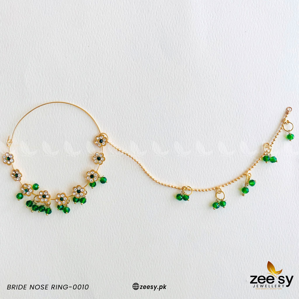 Bride Nose Ring-0010 - by - Libasekhas UK - Registered Vendor of : Zeesy - 100% Original Designer Dresss