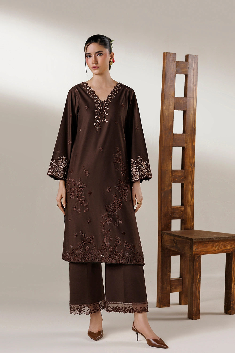Azure | Chic Essentials |Brown Sugar - by Libasekhas UK - Registered Vendor of : Azure - 100% Original Designer Dress
